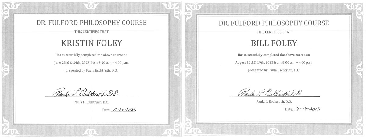 Dr. Fulford Philosophy Course